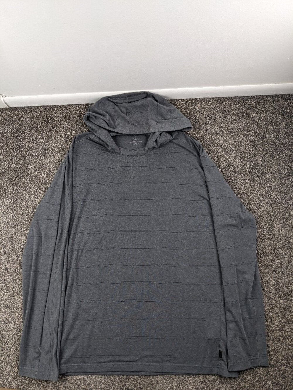prAna Hoodie Watchtower Sweatshirt Polyester Lyocell Stretch Yoga Mens 2XL